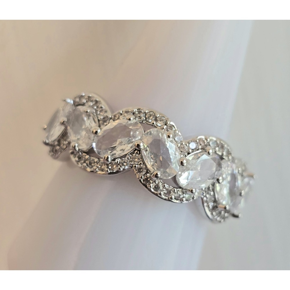 Bomb Party RG81375 Size 10 Ring - Brilliantly Fleeting Forever- Diamond CZ NEW